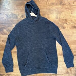 GAP Charcoal Textured Hoodie